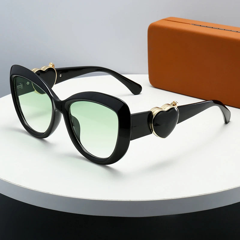 2025 New Trend Fashion Love Women's Sunglasses Oval Sunglasses UV Protection Premium Sunglasses