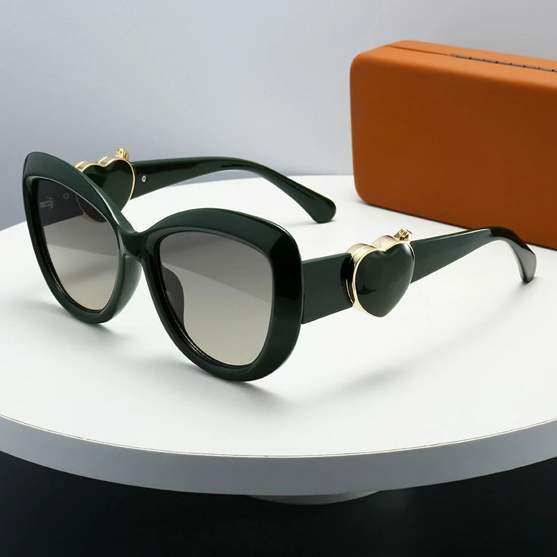 2025 New Trend Fashion Love Women's Sunglasses Oval Sunglasses UV Protection Premium Sunglasses