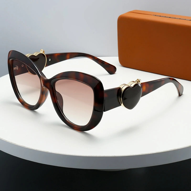 2025 New Trend Fashion Love Women's Sunglasses Oval Sunglasses UV Protection Premium Sunglasses