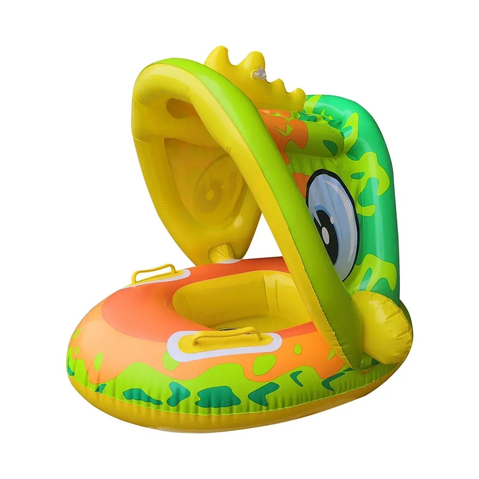 Baby Inflatable Pool Float with Detachable Canopy, Inflatable Swimming Kids Safety Bathing Summer Beach Water Toys