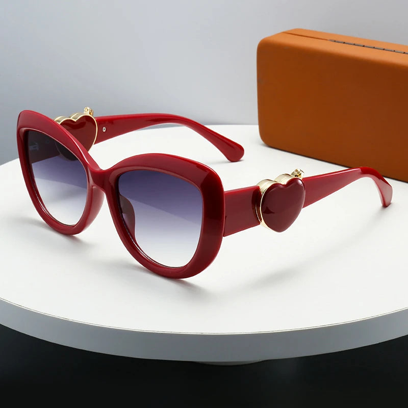 2025 New Trend Fashion Love Women's Sunglasses Oval Sunglasses UV Protection Premium Sunglasses